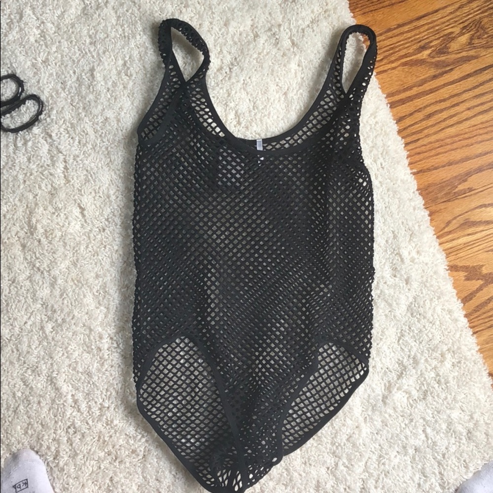 Urban outfitters fishnet body suit